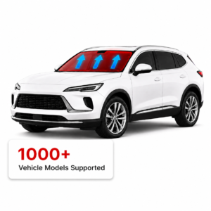 KALDOV™ electric windshield sunshade supports over 1,000 vehicle models