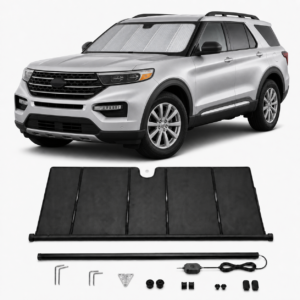 KALDOV™ upgraded electric windshield sunshade with installation accessories for Ford Explorer