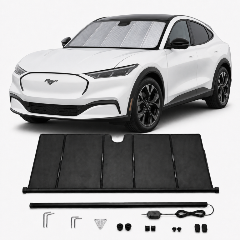 Mach-E Windshield Sunshade Guide (2026): Electric vs. Manual