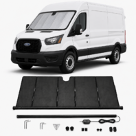 KALDOV™ upgraded electric windshield sunshade with installation accessories for Ford Transit