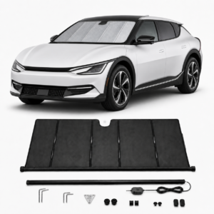 KALDOV™ upgraded electric windshield sunshade with installation accessories for Kia EV6