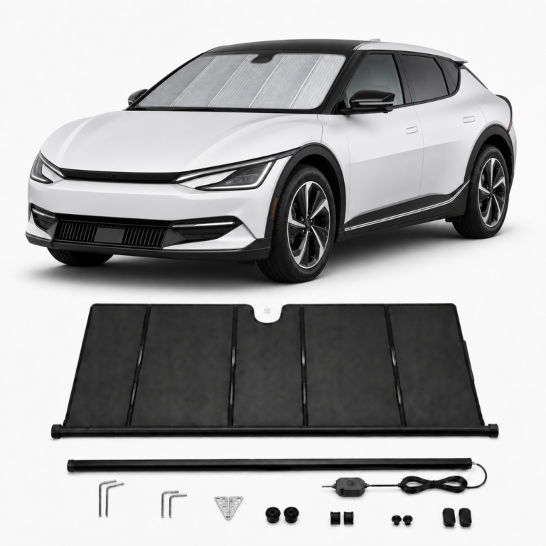 EV6 Windshield Sunshade Guide (2026): Electric vs. Manual