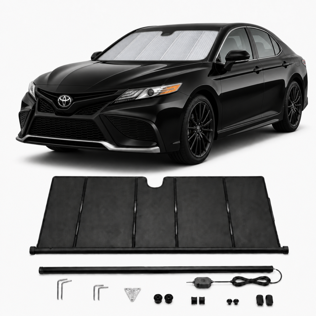 KALDOV™ upgraded electric windshield sunshade with installation accessories for Toyota Camry