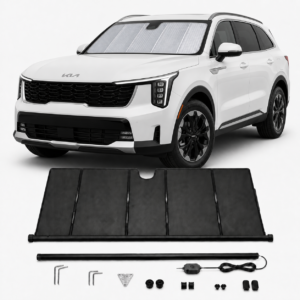 KALDOV™ upgraded electric windshield sunshade with installation accessories for Kia Sorento