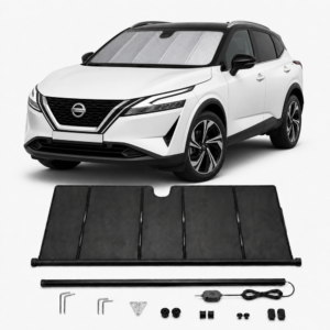 KALDOV™ upgraded electric windshield sunshade with installation accessories for Nissan Qashqai