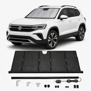 KALDOV™ upgraded electric windshield sunshade with installation accessories for Volkswagen Taos